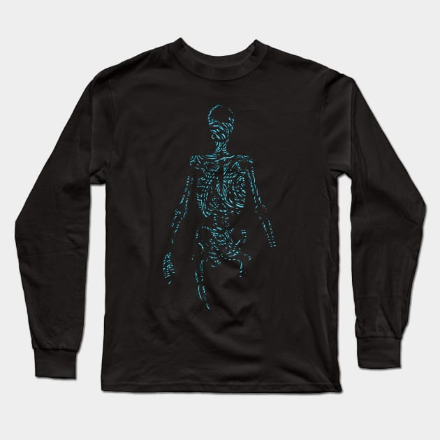 Carbon Copy Long Sleeve T-Shirt by Sirenarts
